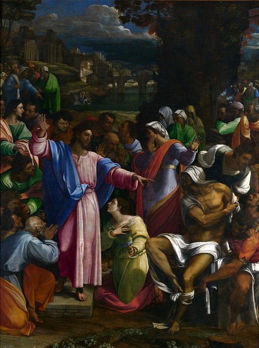 Себастьяно дель Пьомбо – Воскрешение Лазаря, Часть 6 Национальная галерея