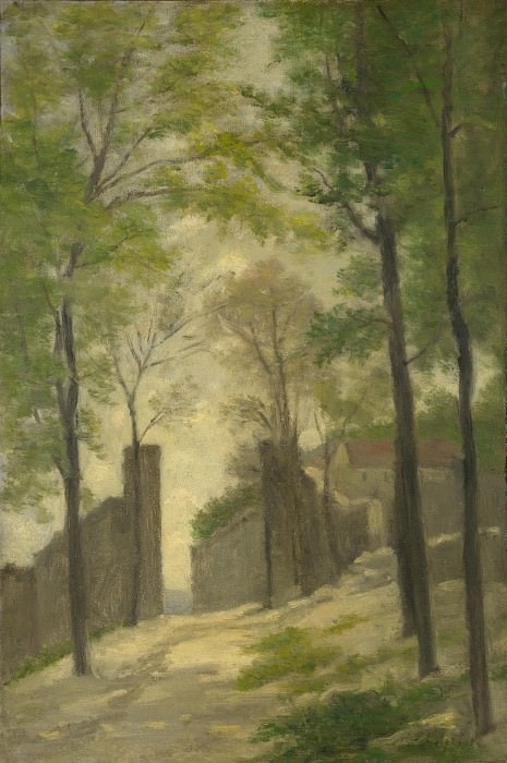 Stanislas Victor Edmond Lepine – A Gateway behind Trees, Part 6 National Gallery UK