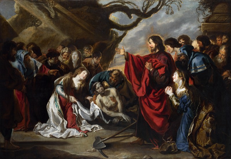 Simon de Vos – The Raising of Lazarus, Part 6 National Gallery UK