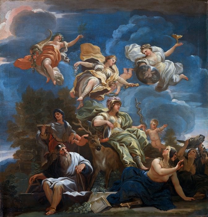 Luca Giordano – Allegory of Prudence, Part 6 National Gallery UK