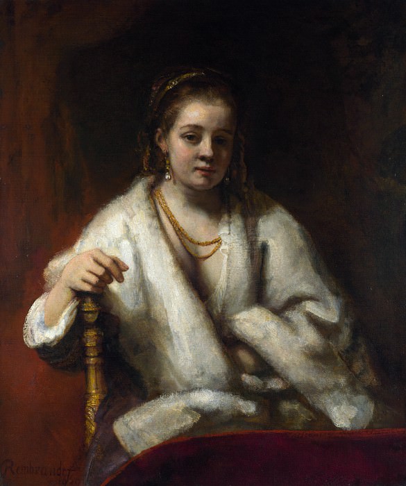 Rembrandt – Portrait of Hendrickje Stoffels , Part 6 National Gallery UK