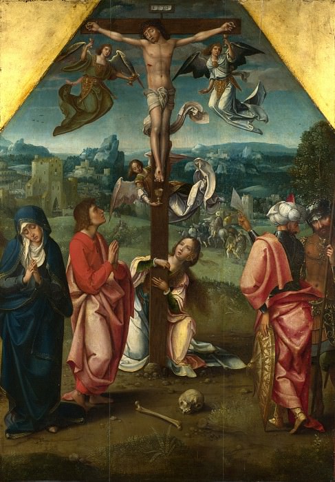 Workshop of the Master of 1518 – The Crucifixion, Part 6 National Gallery UK