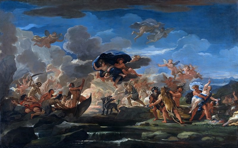 Luca Giordano – Mythological Scene with the Rape of Proserpine, Part 6 National Gallery UK