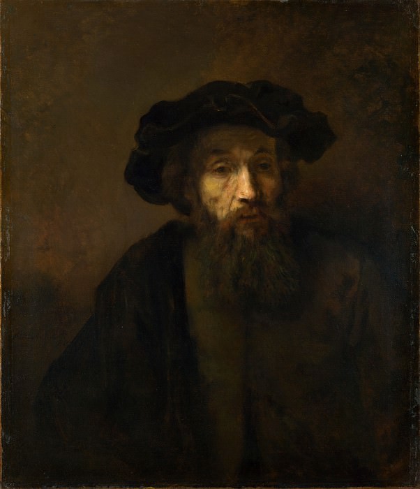 Rembrandt – A Bearded Man in a Cap, Part 6 National Gallery UK