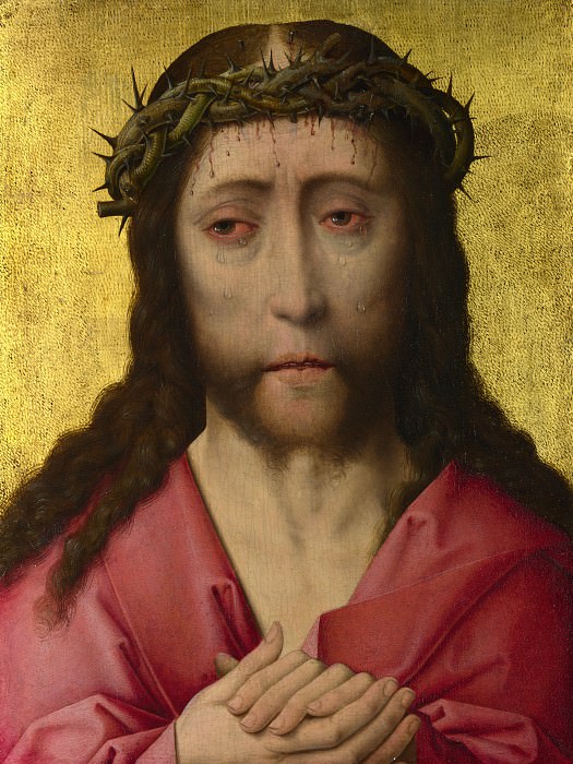 Workshop of Dirk Bouts – Christ Crowned with Thorns, Part 6 National Gallery UK
