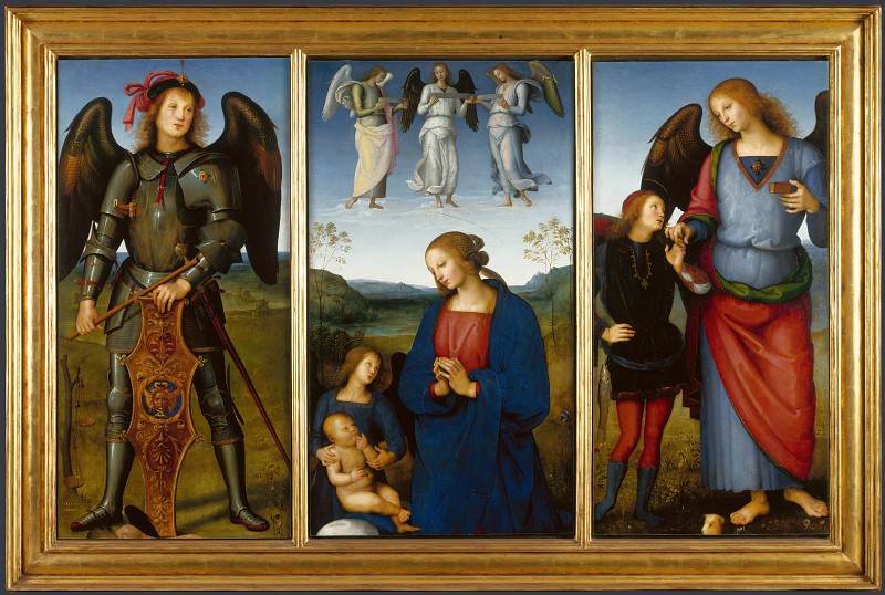 Pietro Perugino – Three Panels from an Altarpiece, Certosa, Part 6 National Gallery UK