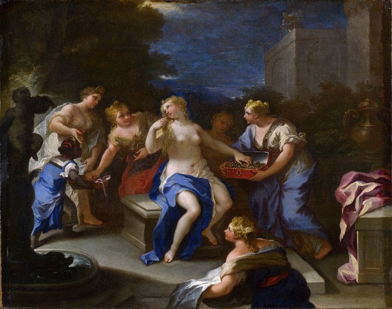Style of Luca Giordano – The Toilet of Bathsheba, Part 6 National Gallery UK