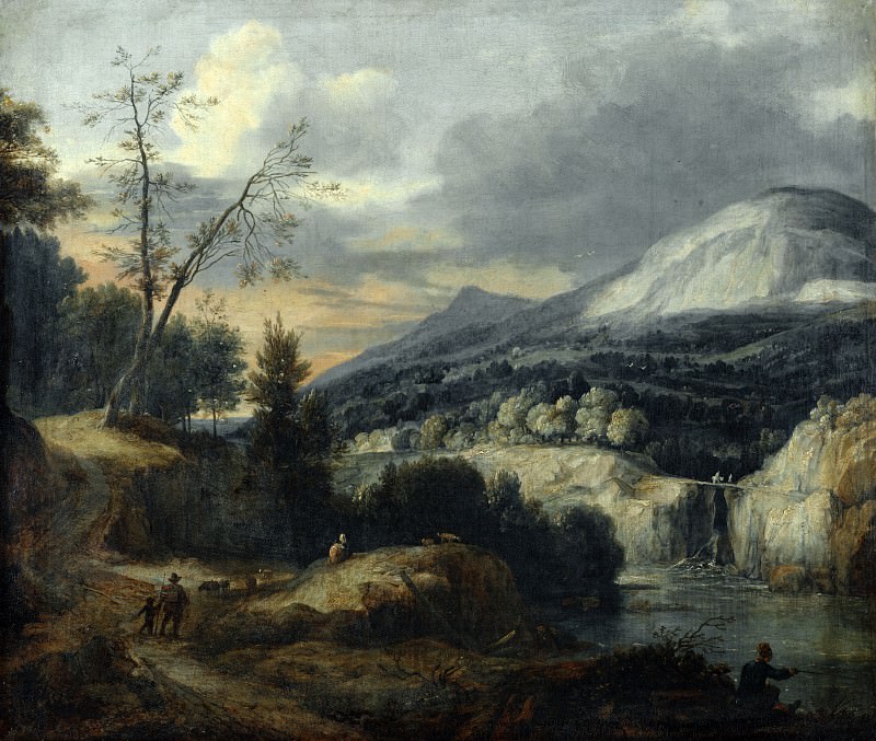 Roelant Roghman – A Mountainous Landscape, Part 6 National Gallery UK