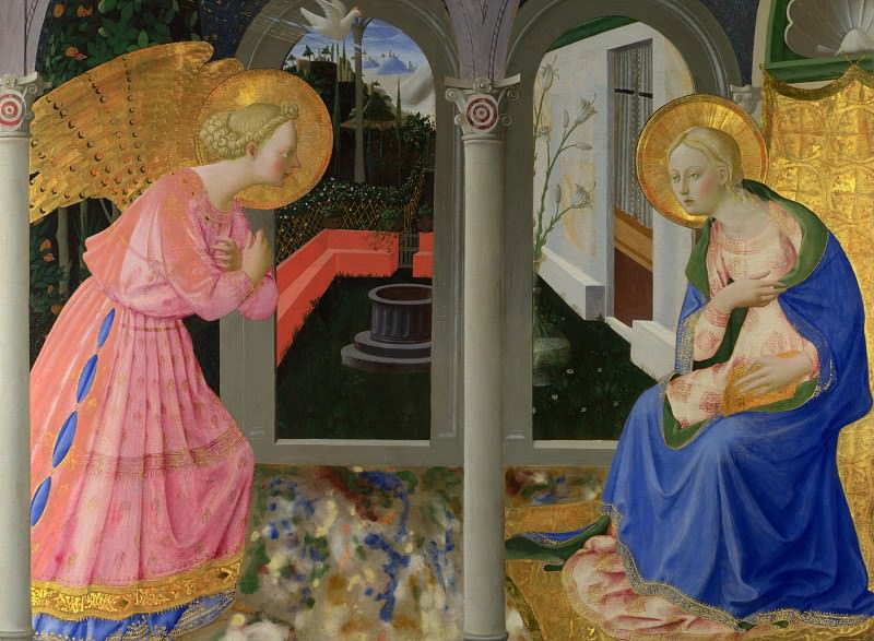 Zanobi Strozzi – The Annunciation, Part 6 National Gallery UK
