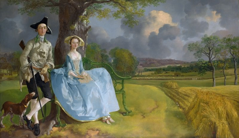 Thomas Gainsborough – Mr and Mrs Andrews, Part 6 National Gallery UK