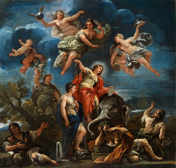 Luca Giordano – Allegory of Temperance, Part 6 National Gallery UK