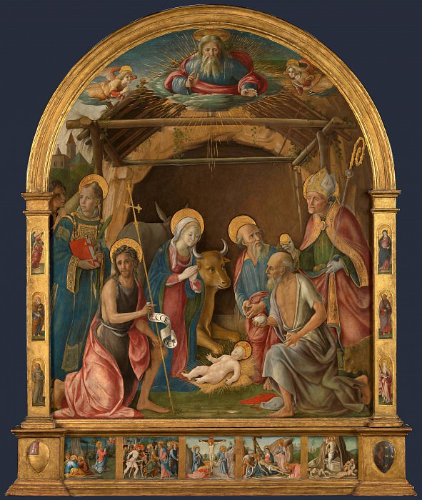 Пьетро Ориоли – Рождество со святыми, Часть 6 Национальная галерея