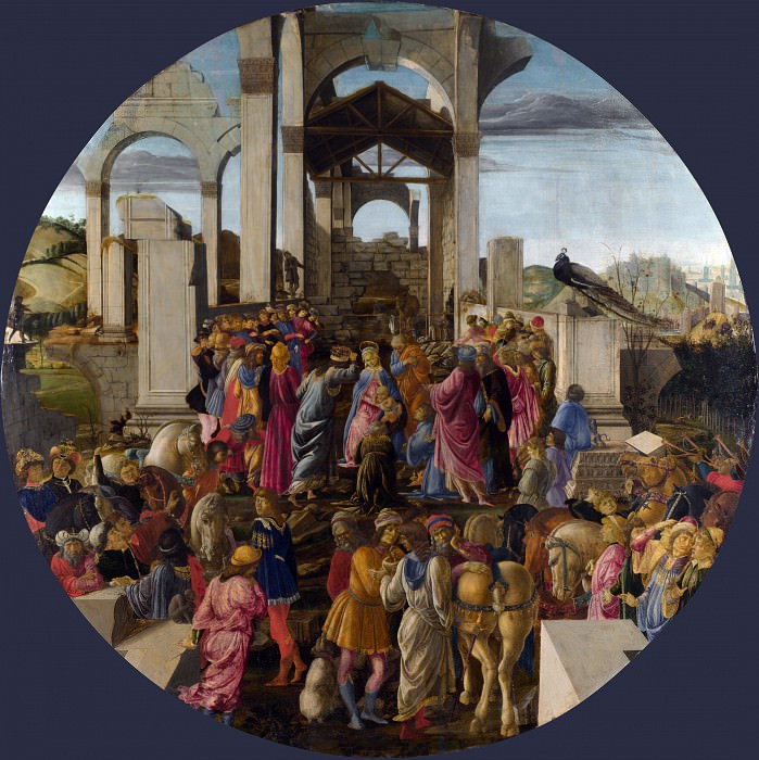 Sandro Botticelli – The Adoration of the Kings, Part 6 National Gallery UK