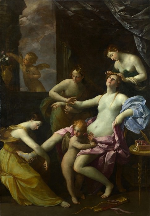 Studio of Guido Reni – The Toilet of Venus, Part 6 National Gallery UK