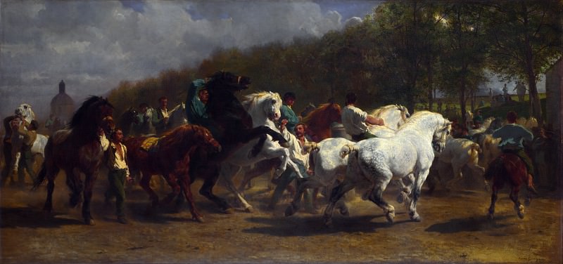 Rosa Bonheur and Nathalie Micas – The Horse Fair, Part 6 National Gallery UK