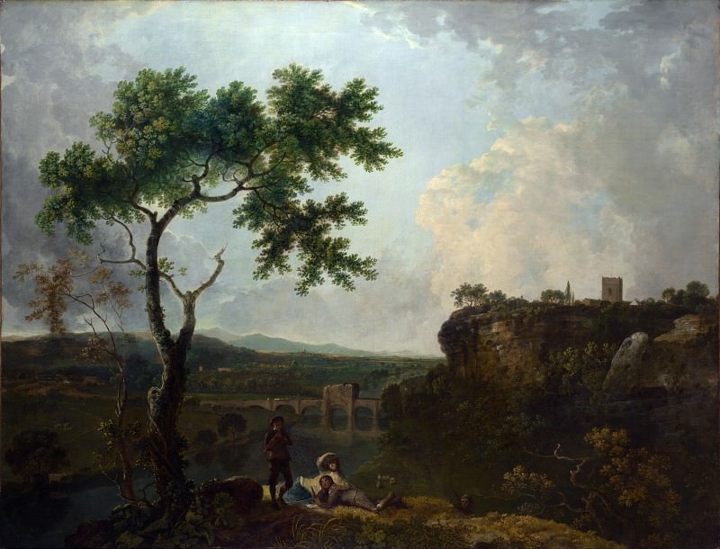Richard Wilson – Holt Bridge on the River Dee, Part 6 National Gallery UK