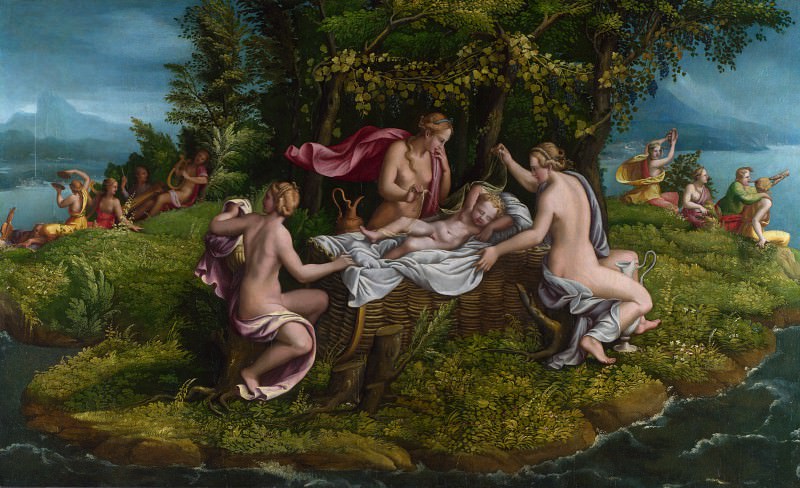 Workshop of Giulio Romano – The Infancy of Jupiter, Part 6 National Gallery UK