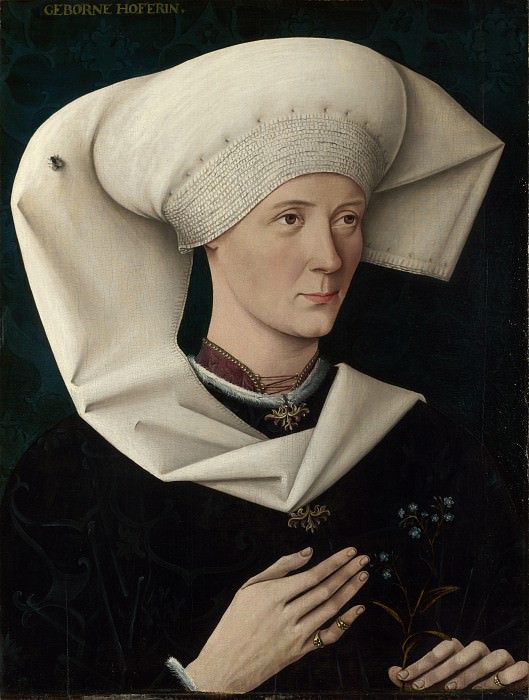 Швабский мастер, ок1470 – Портрет женщины из семейства Хоферов, Часть 6 Национальная галерея
