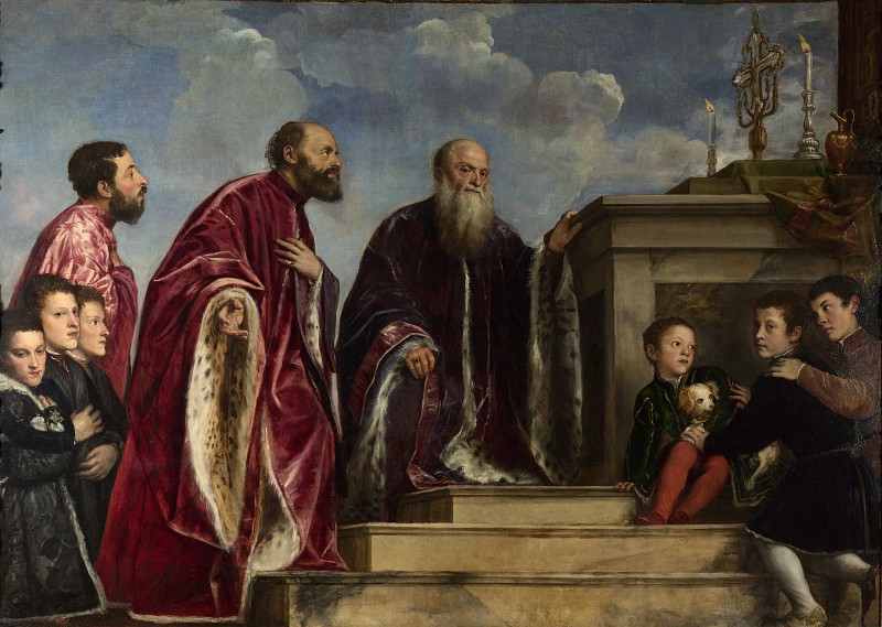 Titian and workshop – The Vendramin Family, Part 6 National Gallery UK