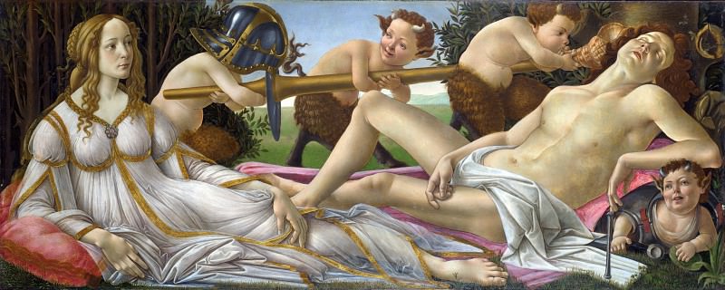 Сандро Боттичелли – Венера и Марс, Часть 6 Национальная галерея