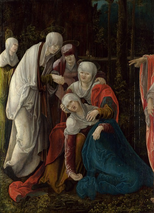 Wolf Huber – Christ taking leave of his Mother, Part 6 National Gallery UK