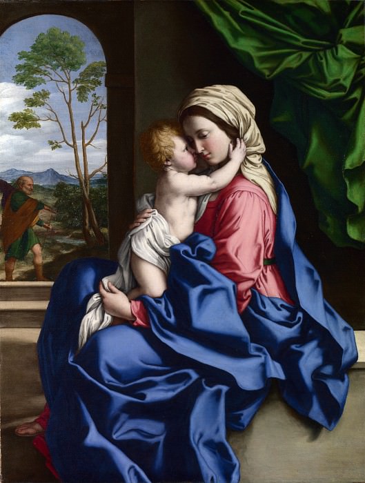 Сассоферрато – Мадонна с Младенцем в объятиях, Часть 6 Национальная галерея