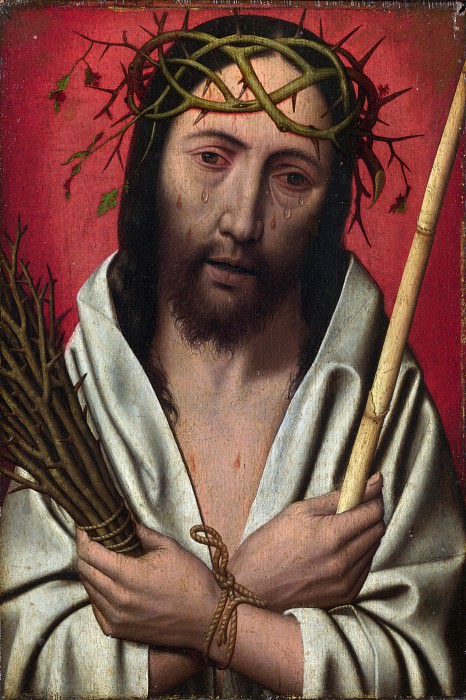 Style of Jan Mostaert – Christ Crowned with Thorns, Part 6 National Gallery UK