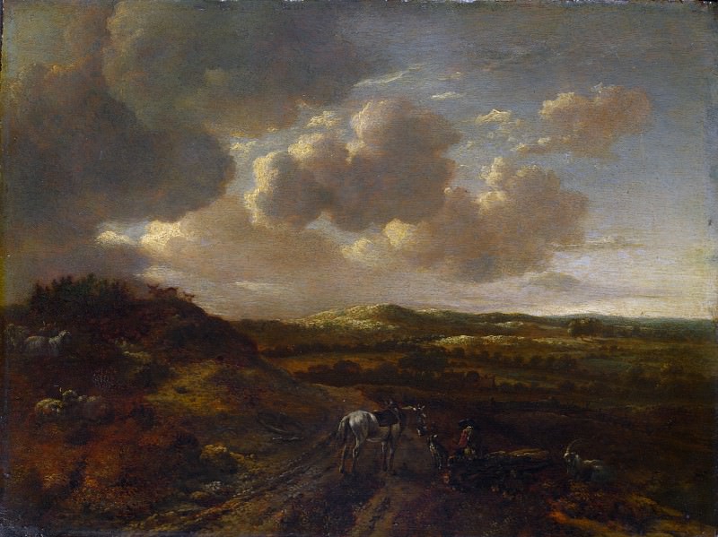 Willem Buytewech the Younger – A Dune Landscape, Part 6 National Gallery UK