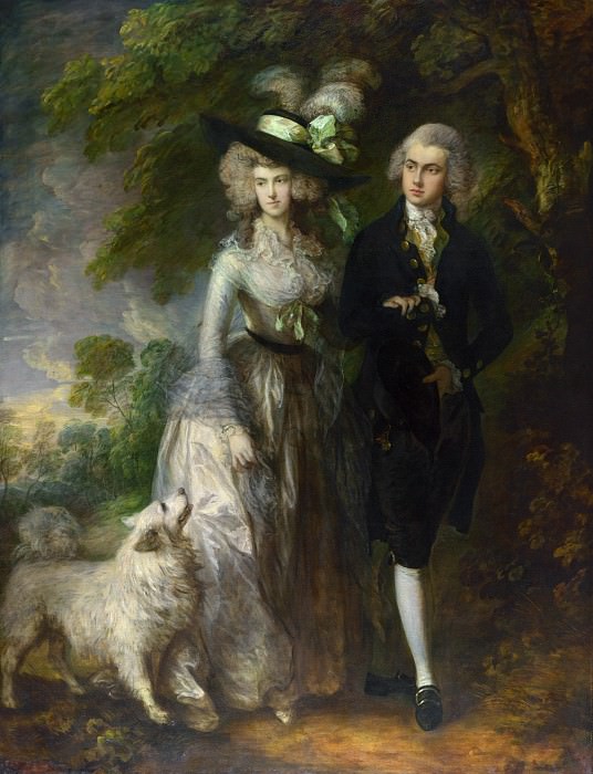 Thomas Gainsborough – Mr and Mrs William Hallett , Part 6 National Gallery UK