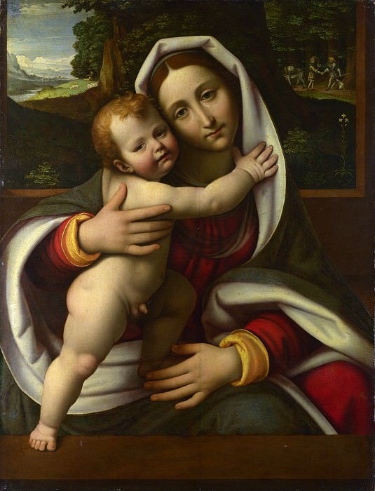 Workshop of Andrea Solario – The Virgin and Child, Part 6 National Gallery UK