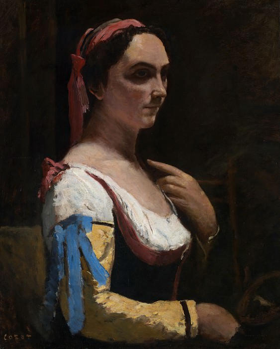 Jean-Baptiste-Camille Corot – Italian Woman, Part 6 National Gallery UK