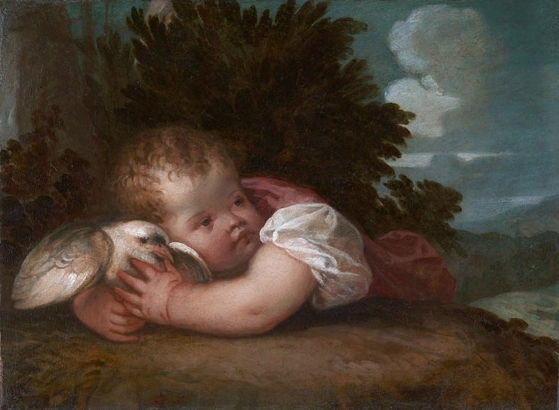Titian or Titian workshop – A Boy with a Bird, Part 6 National Gallery UK