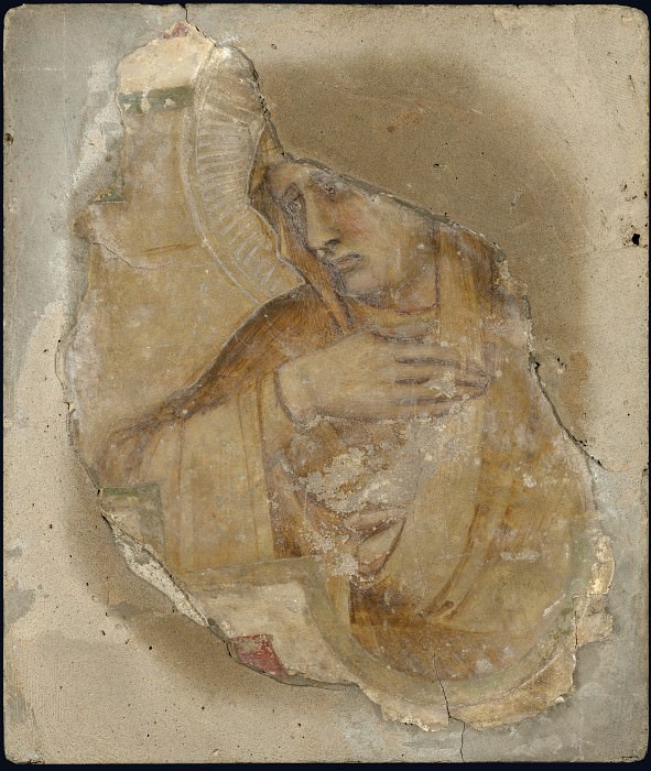Workshop of Pietro Lorenzetti – A Female Saint in Yellow, Part 6 National Gallery UK