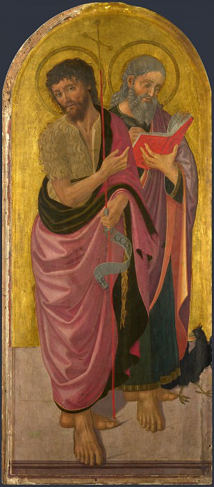 Zanobi Machiavelli – Saint John the Baptist and Saint John the Evangelist, Part 6 National Gallery UK