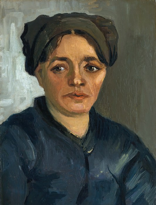 Vincent van Gogh – Head of a peasant woman, Part 6 National Gallery UK