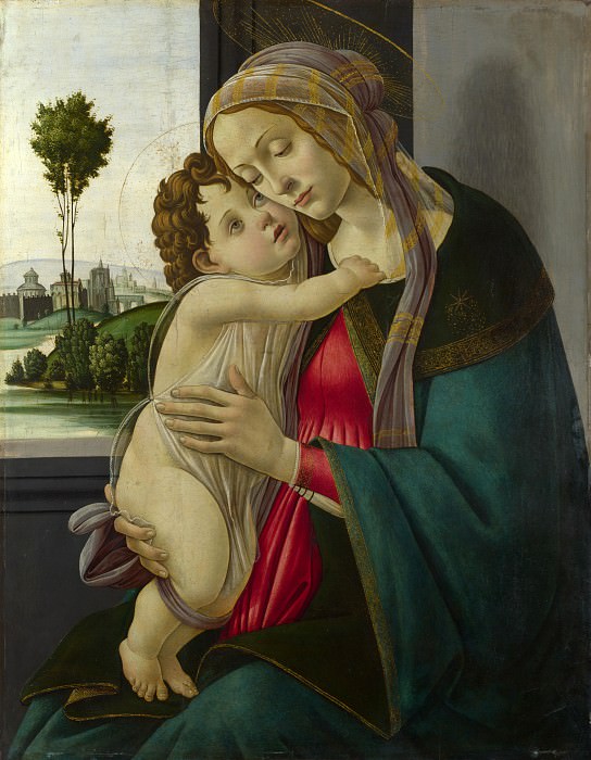Сандро Боттичелли – Мадонна с Младенцем, Часть 6 Национальная галерея