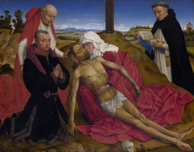 the Workshop of Rogier van der Weyden – Pieta, Part 6 National Gallery UK