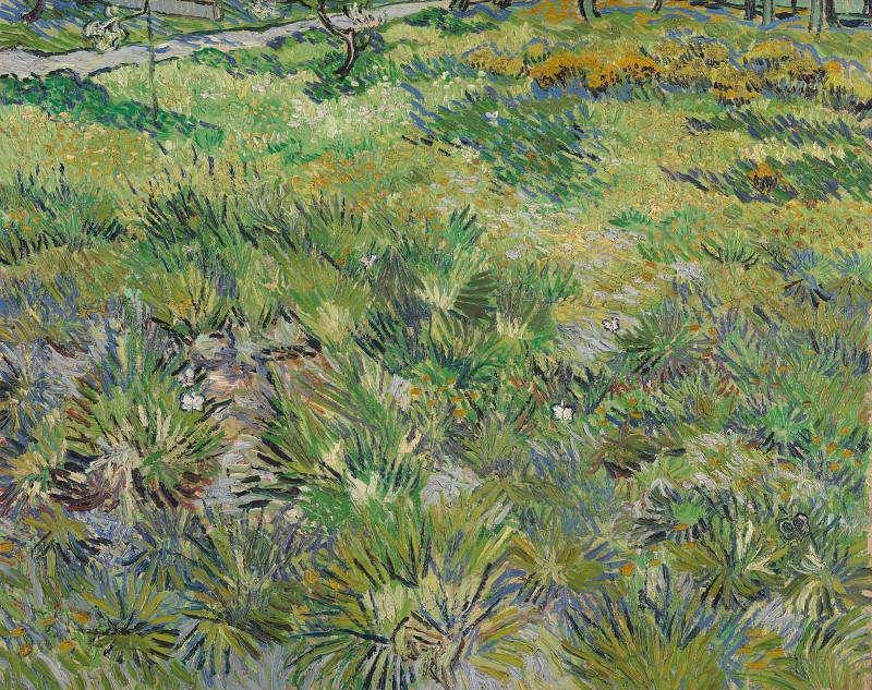 Vincent van Gogh – Long Grass with Butterflies, Part 6 National Gallery UK