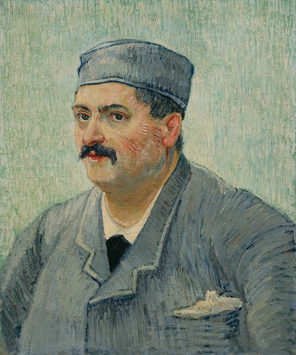 Portrait of a Restaurant Owner, possibly Lucien Martin – Vincent van Gogh, Part 6 National Gallery UK