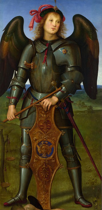 Pietro Perugino – The Archangel Michael, Part 6 National Gallery UK