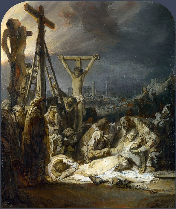 Рембрандт – Оплакивание Христа, Часть 6 Национальная галерея