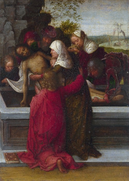 Style of Adriaen Ysenbrandt – The Entombment, Part 6 National Gallery UK