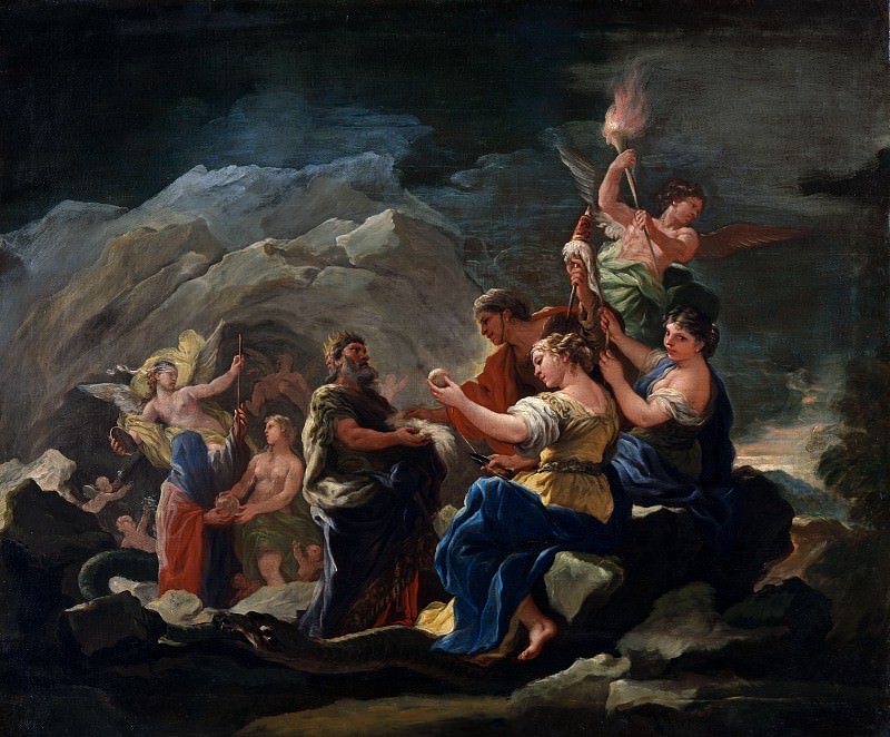 Luca Giordano – The Cave of Eternity, Part 6 National Gallery UK