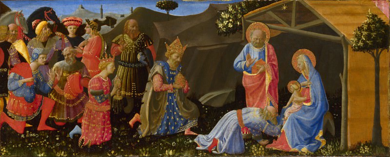 Zanobi Strozzi – The Adoration of the Magi, Part 6 National Gallery UK