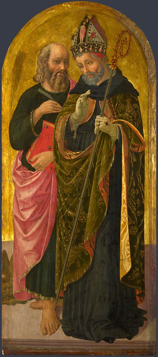 Zanobi Machiavelli – Saint Mark and Saint Augustine, Part 6 National Gallery UK