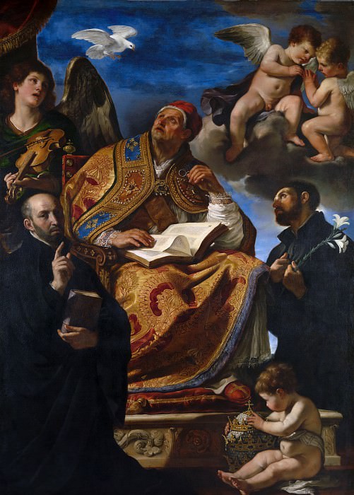 Guercino – Saint Gregory the Great with Jesuit Saints, Part 6 National Gallery UK