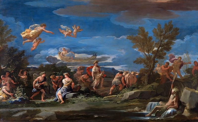 Luca Giordano – Mythological Scene of Agriculture, Part 6 National Gallery UK