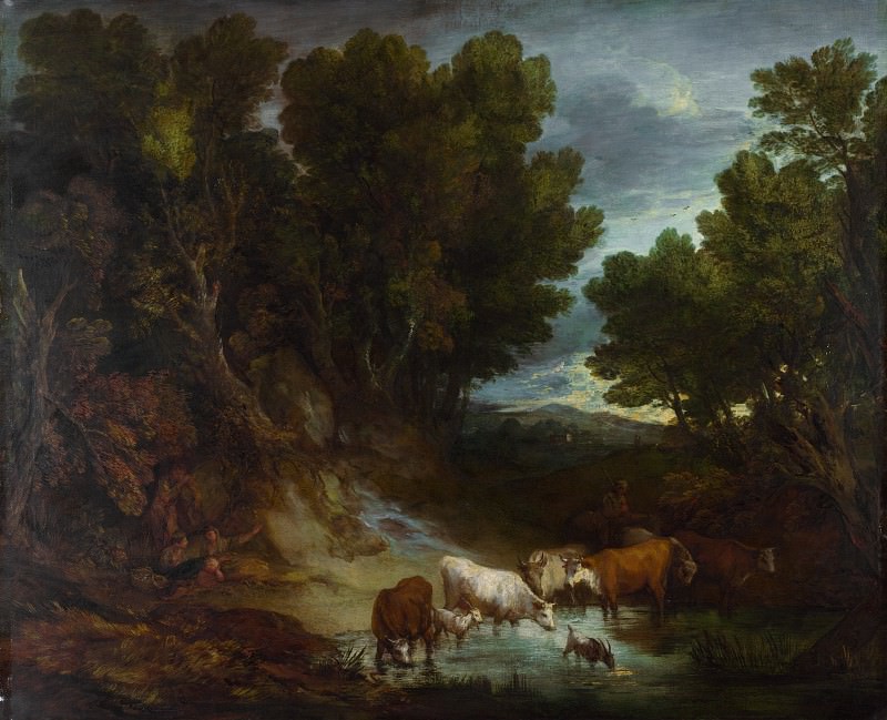 Thomas Gainsborough – The Watering Place, Part 6 National Gallery UK
