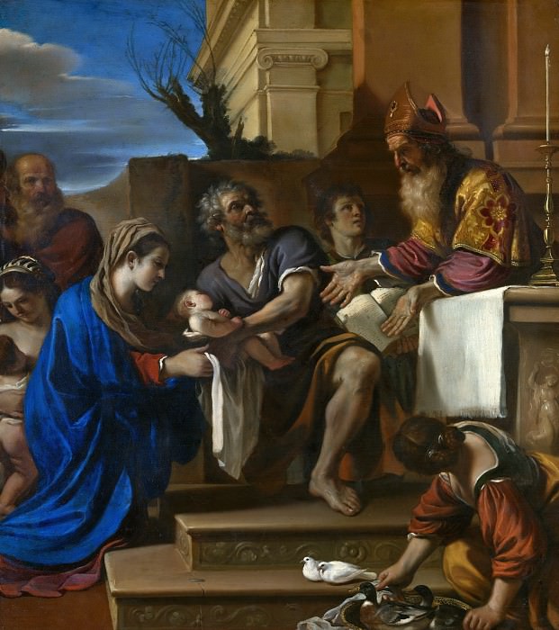 Guercino – The Presentation of Jesus in the Temple, Part 6 National Gallery UK