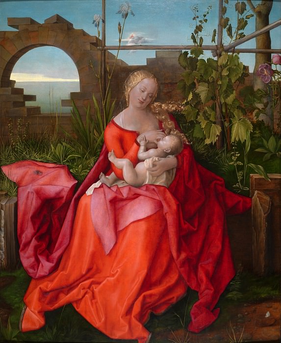 Workshop of Albrecht Durer – The Virgin and Child , Part 6 National Gallery UK